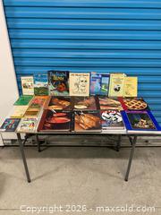 MaxSold Auction: Large Book Lot The Good Cook Maus Bateman Nature Ecology Comics  - Vancouver (British Columbia, Canada) SELLER MANAGED Reseller Online Auction - East 7th Avenue (STORAGE)