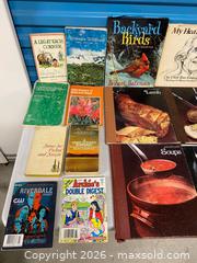 MaxSold Auction: Large Book Lot The Good Cook Maus Bateman Nature Ecology Comics  - Vancouver (British Columbia, Canada) SELLER MANAGED Reseller Online Auction - East 7th Avenue (STORAGE)