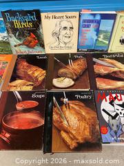MaxSold Auction: Large Book Lot The Good Cook Maus Bateman Nature Ecology Comics  - Vancouver (British Columbia, Canada) SELLER MANAGED Reseller Online Auction - East 7th Avenue (STORAGE)