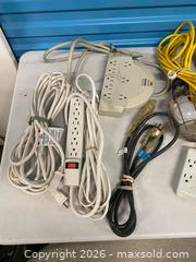 MaxSold Auction: Large Lot Extension Cords Power Bars Work Lights NOMA APC  - Vancouver (British Columbia, Canada) SELLER MANAGED Reseller Online Auction - East 7th Avenue (STORAGE)
