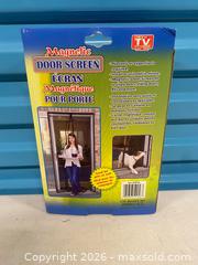 MaxSold Auction: Magnetic Door Screen Mesh Curtain - Vancouver (British Columbia, Canada) SELLER MANAGED Reseller Online Auction - East 7th Avenue (STORAGE)