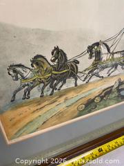 MaxSold Auction: Sidney Z. Lucas Stagecoach Etching – Framed Eaton’s Toronto - Vancouver (British Columbia, Canada) SELLER MANAGED Reseller Online Auction - East 7th Avenue (STORAGE)