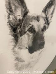 MaxSold Auction: Signed German Shepherd Portrait Print – Mitchell ’99 – Framed - Vancouver (British Columbia, Canada) SELLER MANAGED Reseller Online Auction - East 7th Avenue (STORAGE)