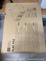 MaxSold Auction: Studio Designs Flat File Cabinet #60724 Light Grey – New in Box - Vancouver (British Columbia, Canada) SELLER MANAGED Reseller Online Auction - East 7th Avenue (STORAGE)