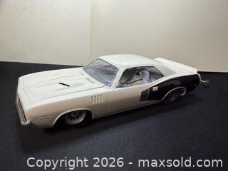 MaxSold Auction: 1/24 Scale Drag Slot Car CUDA Dragster - Le Roy (New York, USA) SELLER MANAGED Estate Sale Online Auction - Wescott Road