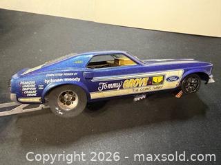 MaxSold Auction: 1/24 Scale Drag Slot Car Tommy Grove Mustang Dragster - Le Roy (New York, USA) SELLER MANAGED Estate Sale Online Auction - Wescott Road