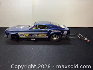 MaxSold Auction: 1/24 Scale Drag Slot Car Tommy Grove Mustang Dragster - Le Roy (New York, USA) SELLER MANAGED Estate Sale Online Auction - Wescott Road