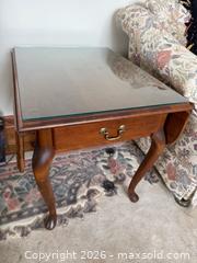 MaxSold Auction: Drop Leaf End Table - Le Roy (New York, USA) SELLER MANAGED Estate Sale Online Auction - Wescott Road