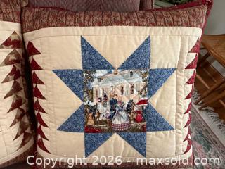 MaxSold Auction: Handmade (3) Pillow Lot - Le Roy (New York, USA) SELLER MANAGED Estate Sale Online Auction - Wescott Road