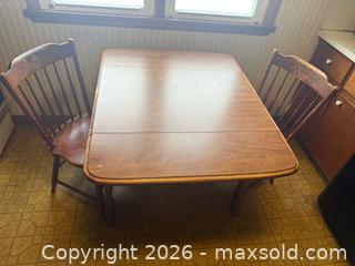 MaxSold Auction: Kitchen Table & 2 Chairs - Le Roy (New York, USA) SELLER MANAGED Estate Sale Online Auction - Wescott Road
