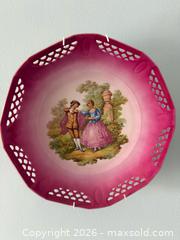 MaxSold Auction: PAIR of pink hanging plates  - Le Roy (New York, USA) SELLER MANAGED Estate Sale Online Auction - Wescott Road