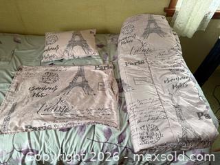 MaxSold Auction: Twin Bed Set w/ Extra Covers - Le Roy (New York, USA) SELLER MANAGED Estate Sale Online Auction - Wescott Road