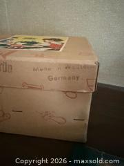 MaxSold Auction: Vintage Casige Toy Sewing Machine 1940s Made in Germany  - Le Roy (New York, USA) SELLER MANAGED Estate Sale Online Auction - Wescott Road