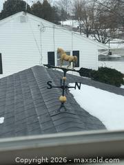 MaxSold Auction: Vintage Horse Weather Vein - Le Roy (New York, USA) SELLER MANAGED Estate Sale Online Auction - Wescott Road