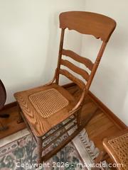 MaxSold Auction: Wooden Rocking Chair - Le Roy (New York, USA) SELLER MANAGED Estate Sale Online Auction - Wescott Road