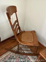MaxSold Auction: Wooden Rocking Chair - Le Roy (New York, USA) SELLER MANAGED Estate Sale Online Auction - Wescott Road