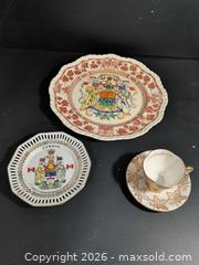 MaxSold Auction: Assorted Canadian Centennial Souvenir Plates & Cup/Saucer (Lot) - Ottawa (Ontario, Canada) SELLER MANAGED Downsizing Online Auction - Regiment Avenue