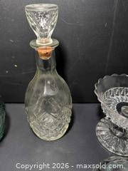 MaxSold Auction: Assorted Glass Vase, Jar, Decanter, Compote & Covered Trinket Jar - Ottawa (Ontario, Canada) SELLER MANAGED Downsizing Online Auction - Regiment Avenue