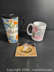 MaxSold Auction: Aunty Acid Ceramic Mug, Nana Travel Tumbler & Caffè Latte Coaster - Ottawa (Ontario, Canada) SELLER MANAGED Downsizing Online Auction - Regiment Avenue
