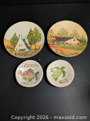 MaxSold Auction: Ceramic Glazed Wall Plaques — Landscapes & Sea Life, Signed - Ottawa (Ontario, Canada) SELLER MANAGED Downsizing Online Auction - Regiment Avenue