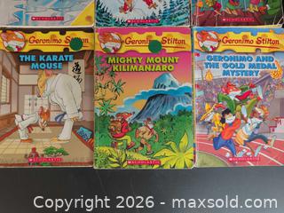 MaxSold Auction: Children's Books: Geronimo Stilton & Jacob Two-Two (English) - Ottawa (Ontario, Canada) SELLER MANAGED Downsizing Online Auction - Regiment Avenue