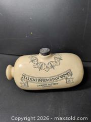 MaxSold Auction: Doulton Lambeth Ceramic Foot Warmer / Hot Water Bottle - Ottawa (Ontario, Canada) SELLER MANAGED Downsizing Online Auction - Regiment Avenue