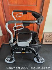 MaxSold Auction: Evolution Xpresso Lite Regular C Rollator with Seat - Ottawa (Ontario, Canada) SELLER MANAGED Downsizing Online Auction - Regiment Avenue