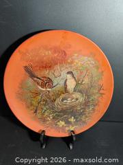 MaxSold Auction: Hand-Painted Orange Porcelain Charger / Decorative Plate - Ottawa (Ontario, Canada) SELLER MANAGED Downsizing Online Auction - Regiment Avenue