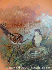 MaxSold Auction: Hand-Painted Orange Porcelain Charger / Decorative Plate - Ottawa (Ontario, Canada) SELLER MANAGED Downsizing Online Auction - Regiment Avenue