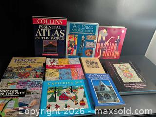 MaxSold Auction: Lot of 10 Art, Design & Reference Books (Hardcover & Paperback) - Ottawa (Ontario, Canada) SELLER MANAGED Downsizing Online Auction - Regiment Avenue