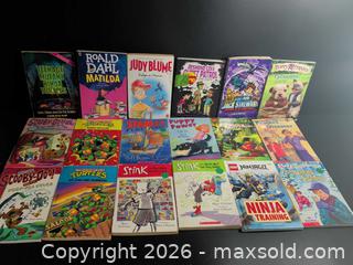 MaxSold Auction: Lot of 18 Children's Paperback Books, incl. Roald Dahl & TMNT - Ottawa (Ontario, Canada) SELLER MANAGED Downsizing Online Auction - Regiment Avenue