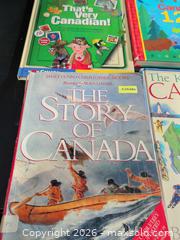 MaxSold Auction: Lot of 9 Canada & History Children's Books — Various Formats - Ottawa (Ontario, Canada) SELLER MANAGED Downsizing Online Auction - Regiment Avenue