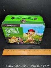 MaxSold Auction: Mini Explorer Metal Lunchbox / Tin Box, Small - Ottawa (Ontario, Canada) SELLER MANAGED Downsizing Online Auction - Regiment Avenue