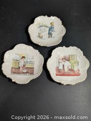MaxSold Auction: Porcelain Trinket Dish Set of 3 with Children Illustrations & Gilt Rim - Ottawa (Ontario, Canada) SELLER MANAGED Downsizing Online Auction - Regiment Avenue