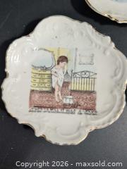MaxSold Auction: Porcelain Trinket Dish Set of 3 with Children Illustrations & Gilt Rim - Ottawa (Ontario, Canada) SELLER MANAGED Downsizing Online Auction - Regiment Avenue