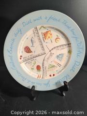MaxSold Auction: Royal Stafford The Diet Plate Decorative Dinner Plate Made in England - Ottawa (Ontario, Canada) SELLER MANAGED Downsizing Online Auction - Regiment Avenue