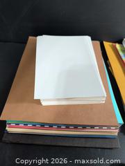 MaxSold Auction: Scrapbook & Cardstock Paper Pads with Scissors (8.5x11, 12x12) - Ottawa (Ontario, Canada) SELLER MANAGED Downsizing Online Auction - Regiment Avenue