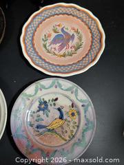 MaxSold Auction: Set of 5 Hand-Painted Ceramic Decorative Plates (Medium) - Ottawa (Ontario, Canada) SELLER MANAGED Downsizing Online Auction - Regiment Avenue