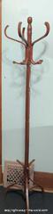 MaxSold Auction: Wood Mahogany Freestanding Coat Rack, Traditional Style - Ottawa (Ontario, Canada) SELLER MANAGED Downsizing Online Auction - Regiment Avenue