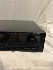 MaxSold Auction: Alpine AD-7200 CD Player - Victoria (British Columbia, Canada) SELLER MANAGED Estate Sale Online Auction - Simcoe Street