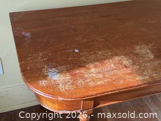 MaxSold Auction: Antique Walnut Georgian-Style Console Table  - Victoria (British Columbia, Canada) SELLER MANAGED Estate Sale Online Auction - Simcoe Street