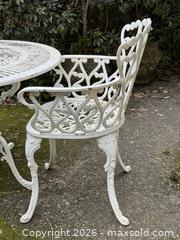 MaxSold Auction: Cast Iron Alice Patio Furniture Bistro Set - Victoria (British Columbia, Canada) SELLER MANAGED Estate Sale Online Auction - Simcoe Street