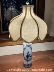 MaxSold Auction: Delft Blue Sailing Ship Table Lamp  - Victoria (British Columbia, Canada) SELLER MANAGED Estate Sale Online Auction - Simcoe Street