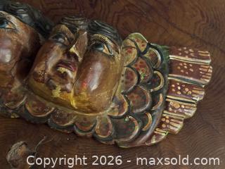 MaxSold Auction: Hand-Carved and Painted Wooden Altar Piece  - Victoria (British Columbia, Canada) SELLER MANAGED Estate Sale Online Auction - Simcoe Street
