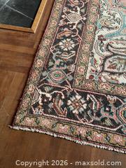 MaxSold Auction: Kashmir Woven Rug  - Victoria (British Columbia, Canada) SELLER MANAGED Estate Sale Online Auction - Simcoe Street