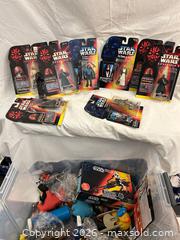 MaxSold Auction: Large Lot of Star Wars Figures and Assorted Toys, Backpack  - Victoria (British Columbia, Canada) SELLER MANAGED Estate Sale Online Auction - Simcoe Street