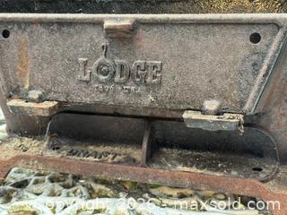 MaxSold Auction: Lodge Cast Iron Sportsman Pro Grill and Weber Chimney Starter  - Victoria (British Columbia, Canada) SELLER MANAGED Estate Sale Online Auction - Simcoe Street