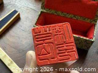 MaxSold Auction: Lot of Japanese Fan, Seals, and Other Items  - Victoria (British Columbia, Canada) SELLER MANAGED Estate Sale Online Auction - Simcoe Street