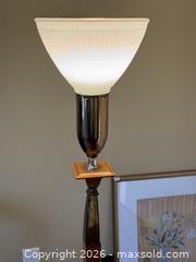 MaxSold Auction: Mid-Century Brass and Wood Floor Lamp - Victoria (British Columbia, Canada) SELLER MANAGED Estate Sale Online Auction - Simcoe Street