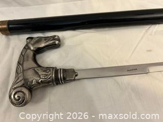 MaxSold Auction: Replica Horsehead Sword Cane  - Victoria (British Columbia, Canada) SELLER MANAGED Estate Sale Online Auction - Simcoe Street